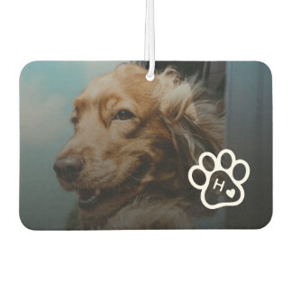 Désodorisant Pour Voiture Add Your Own Photo Dog Pets Monogram