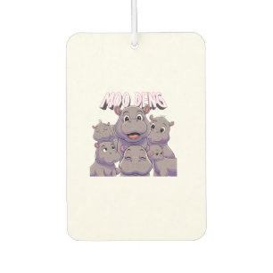 Désodorisant Pour Voiture Adorable Baby Hippo Juste Une Fille Qui Aime Moo D