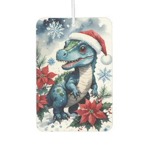 Désodorisant Pour Voiture Adorable Noël Père Noël T-Rex Père Noël