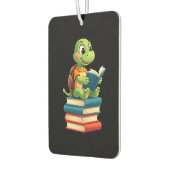 Désodorisant Pour Voiture Adorable Turtle Reading Books (4) (Gauche)