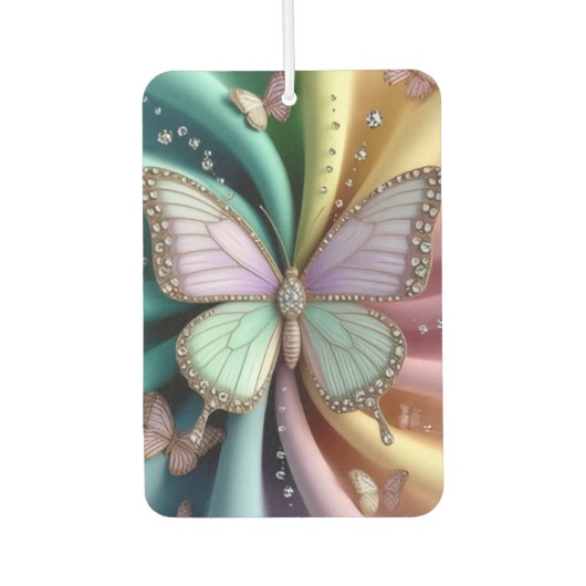 Désodorisant Pour Voiture “Adorned Butterfly ” Air Freshener  (Devant)