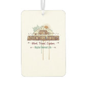 Désodorisant Pour Voiture Adventure Awaits  (Dos)