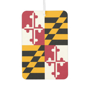 Désodorisant Pour Voiture Affichage des couleurs du drapeau de l'état du Mar