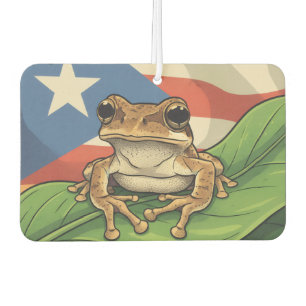 Désodorisant Pour Voiture Affiche de Fierté Retro Boricua