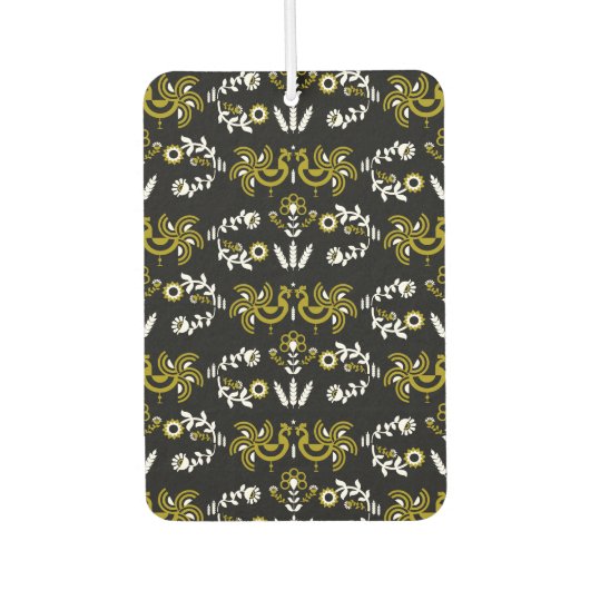 Désodorisant Pour Voiture Agritourisme Coq Campagne Décor Maison (Devant)