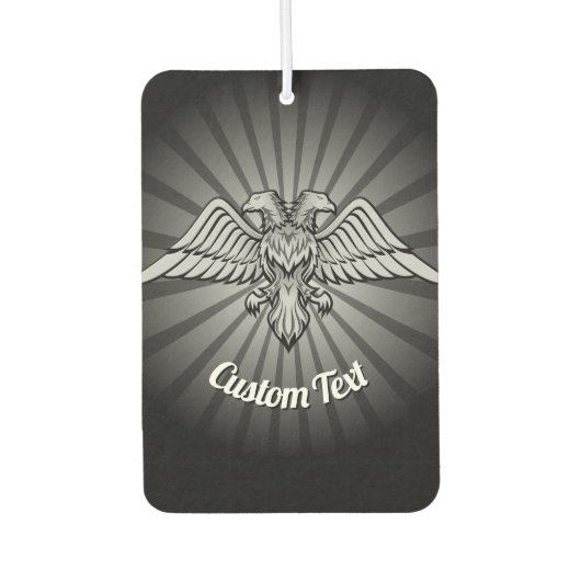 Désodorisant Pour Voiture Aigle gris avec deux têtes Voiture Air Freshener (Devant)