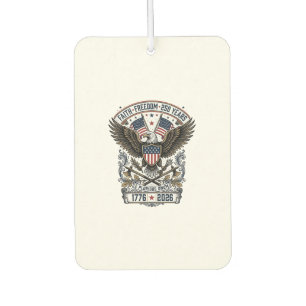 Désodorisant Pour Voiture Aigle Patriotique 250 Ans Vintage Liberté