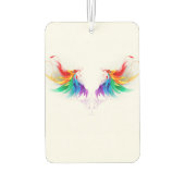 Désodorisant Pour Voiture Ailes fluffy arc-en-ciel (Dos)