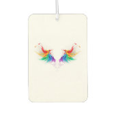 Désodorisant Pour Voiture Ailes fluffy arc-en-ciel (Devant)