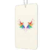 Désodorisant Pour Voiture Ailes fluffy arc-en-ciel (Gauche)