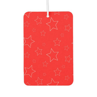 Désodorisant Pour Voiture Air Freshener Red et Green Stars