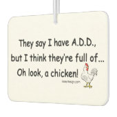 Désodorisant Pour Voiture AJOUTER plein de poulets (Gauche)