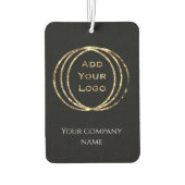 Désodorisant Pour Voiture Ajouter un logo d'entreprise Offre promotionnelle (Dos)