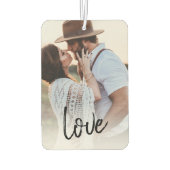 Désodorisant Pour Voiture Ajouter votre propre photo (Dos)