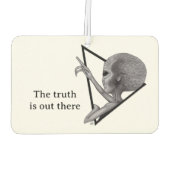 Désodorisant Pour Voiture Alien gris, la vérité est là (Dos)