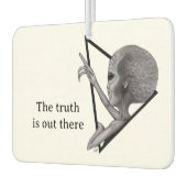 Désodorisant Pour Voiture Alien gris, la vérité est là (Gauche)