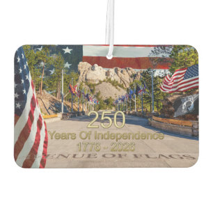 Désodorisant Pour Voiture Allée des Drapeaux du Mont Rushmore Semiquincenten