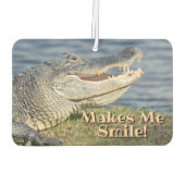 Désodorisant Pour Voiture Alligator Penser à vous me fait sourire (Dos)