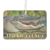 Désodorisant Pour Voiture Alligator Penser à vous me fait sourire (Devant)