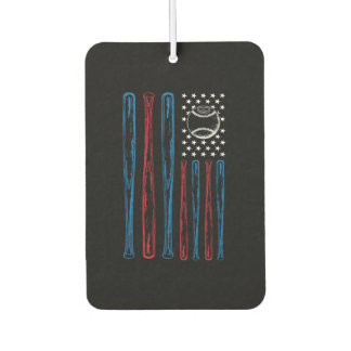 Désodorisant Pour Voiture American Baseball Flag Proud USA Sportsman