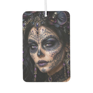 Désodorisant Pour Voiture Améthyste Orchidée Calavera – Crâne de Sucre Gothi