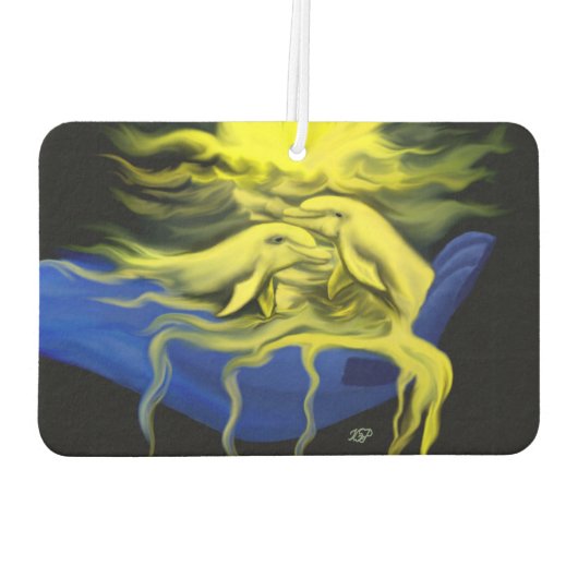 Désodorisant Pour Voiture Amour dauphin (Dos)