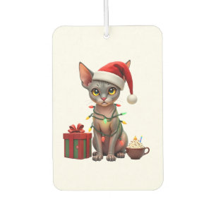 Désodorisant Pour Voiture Amoureux des animaux de compagnie Chat Sphynx mign