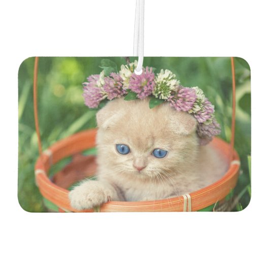 Désodorisant Pour Voiture Amoureux des chats Cute Kitten (Dos)