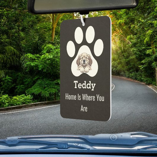 Désodorisant Pour Voiture Amoureux des chiens personnalisé élégant moderne d