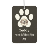 Désodorisant Pour Voiture Amoureux des chiens personnalisé élégant moderne d (Devant)