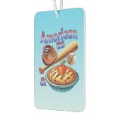Désodorisant Pour Voiture Amusant américain comme Baseball & Pomme Pie (Gauche)