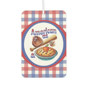 Désodorisant Pour Voiture Amusant américain comme Baseball & Pomme Pie
