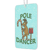 Désodorisant Pour Voiture Amusant Noël Reindeer Dancer Pun (Gauche)