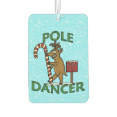 Désodorisant Pour Voiture Amusant Noël Reindeer Dancer Pun (Dos)