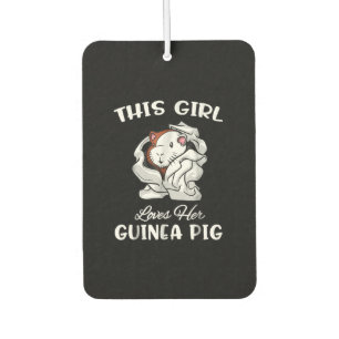 Désodorisant Pour Voiture Amusante, cette fille aime son petit cochon de Gui