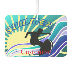 Désodorisant Pour Voiture Amusement de surf d'été Thunder_Cove