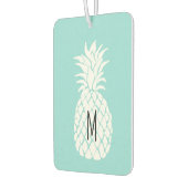 Désodorisant Pour Voiture ananas blanc monogramme (Gauche)