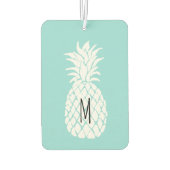 Désodorisant Pour Voiture ananas blanc monogramme (Dos)