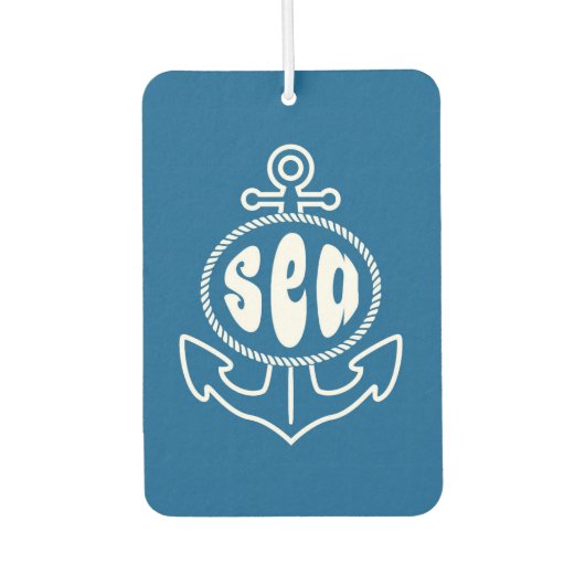 Désodorisant Pour Voiture Anchor and the Sea (Devant)