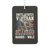 Désodorisant Pour Voiture Anciens Combattants Blessés Pour Harris Walz 2024 (Devant)