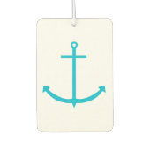 Désodorisant Pour Voiture Ancre bleu turquoise marine (Devant)