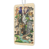 Désodorisant Pour Voiture Animaux sauvages de la Savane africaine (Gauche)