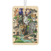 Désodorisant Pour Voiture Animaux sauvages de la Savane africaine (Dos)