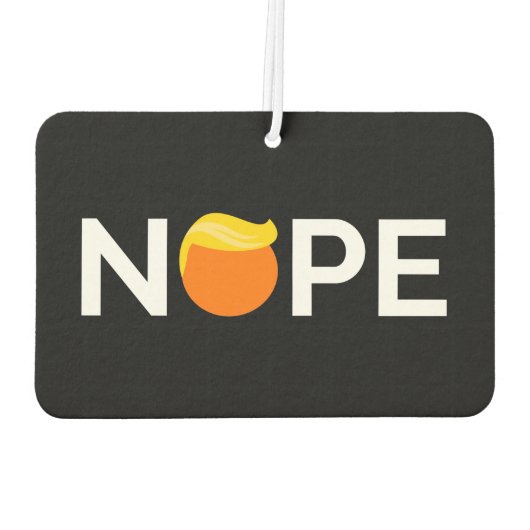 Désodorisant Pour Voiture Anti-Trump - Nope Edition (Dos)