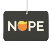 Désodorisant Pour Voiture Anti-Trump - Nope Edition (Devant)