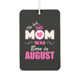 Désodorisant Pour Voiture Août Maman Chemise Présente Cadeau Fête des Mères 