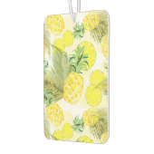 Désodorisant Pour Voiture Aquarelle d'ananas Motif été frais (Gauche)