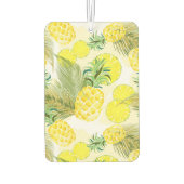 Désodorisant Pour Voiture Aquarelle d'ananas Motif été frais (Dos)