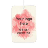 Aquarelle rouge simple ajouter votre logo texte pe