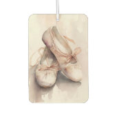 Désodorisant Pour Voiture Aquarelle Style Ballet Chaussures Air Freshener (Devant)